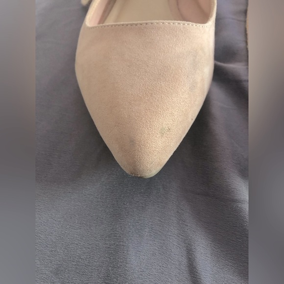 Forever 21 Blush Pink Lace Up Pointed-toe Flats - Size 8.5 - Picture 7 of 8